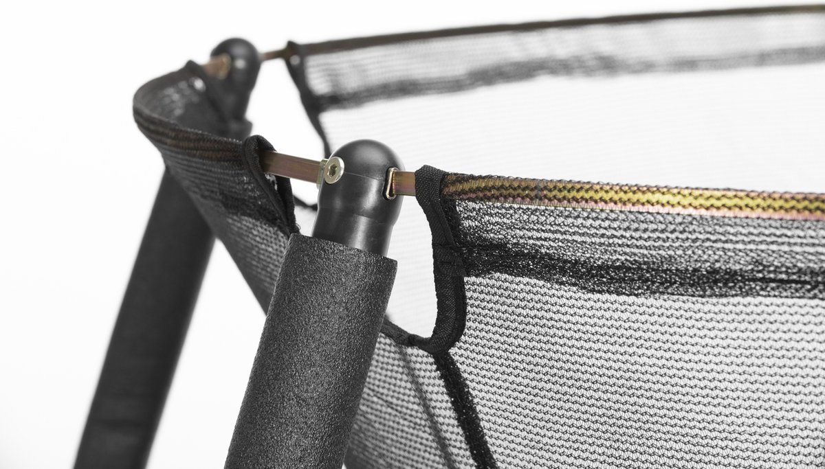 Salta Comfort Edition - ø 153 cm - Ronde trampoline met veiligheidsnet - Zwart - Mini/Kleine trampoline voor kinderen — afbeelding 11