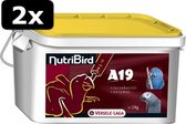 2x NUTRIBIRD A19 PAPEGAAI 3KG