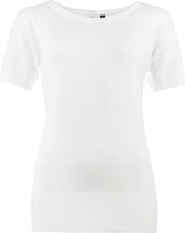 NED Trui Fayan 1 2 Ss 22s1 U106 18  Ecru 01 Dames Maat - XL