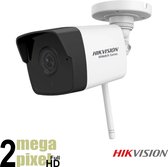 Hikvision Beveiligingscamera - HWI-B120H-DW - Wifi Bewakingscamera - Full HD - 30m Nachtzicht - Micro SD-kaart Slot - Bullet Camera