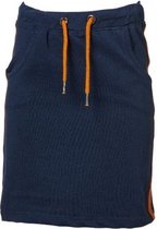 Meisjes terry rok marine met curry accenten | Maat 140/10Y