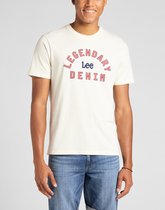 LEE LEGENDARY DENIM TEE ECRU MENS T-SHIRTS XL