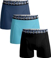 Muchachomalo-3-pack onderbroeken voor mannen-Elastisch Katoen-Boxershorts - Maat M