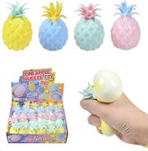 Stressbal Ananas Roze - 6 cm