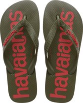 Havaianas Top Logomania 2 Unisex Slippers - Green Yucca - Maat 47/48