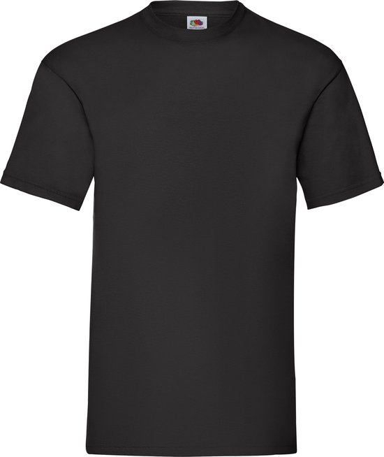 5-pack T-shirts Fruit of the Loom ronde hals-black-5XL