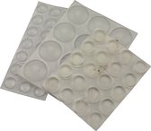 GS bufferpads 53 stuks - transparante stootdoppen Ø5 / Ø10 / Ø20mm - zelfklevend