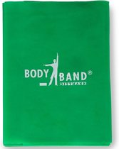 Fitness elastiek 2,5 meter - Zware weerstand - Groen - Body-Band