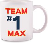 Mok TEAM #1 MAX - Kado Formule 1- Mok - Max - Kampionen - Wereld Kampionen - Mok Keramiek - Go Max