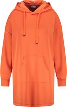 SAMOON Dames Lange hoodie met zijsplitten