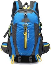Backpack - Rugtas - Keep Walking - Lichtblauw - Rugzak - 40 Liter