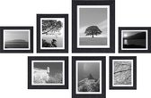 Fotolijst - Henzo - Driftwood - Fotowand - 7 lijsten - Zwart