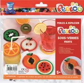 Perlou - Strijkkralen - Set Fruit Onderzetters
