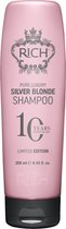 RICH Silver Blonde Shampoo 250 ml (Anniversary Edition) - Zilvershampoo
