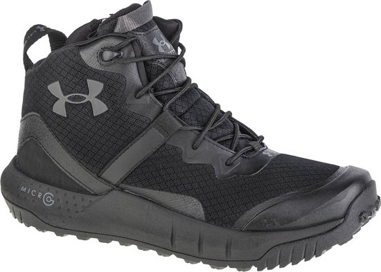 Foto: Under armour micro g valsetz zip mid 3023747 001 mannen zwart laarzen trekkingschoenen maat 44