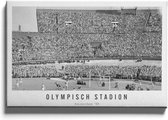 Walljar - Olympisch stadion '59 - Muurdecoratie - Canvas schilderij