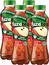 Fuze Tea Black Tea Apple & Cinnamon 4 x 400ml