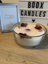 Boox candles - Geurkaars - decoratieve kaars - rozengeur - rozengeur en maneschijn