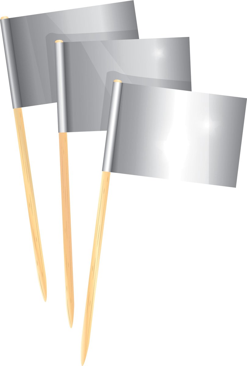 Wefiesta - Prikkers Zilver (50 stuks)