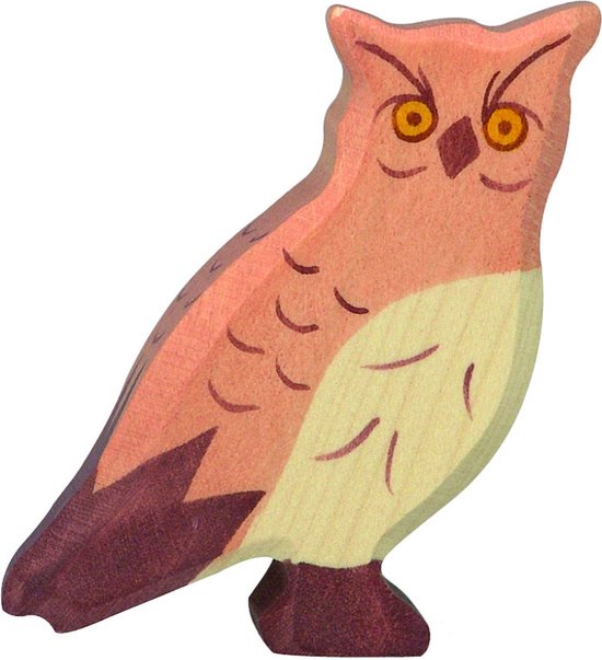 Holztiger houten oehoe