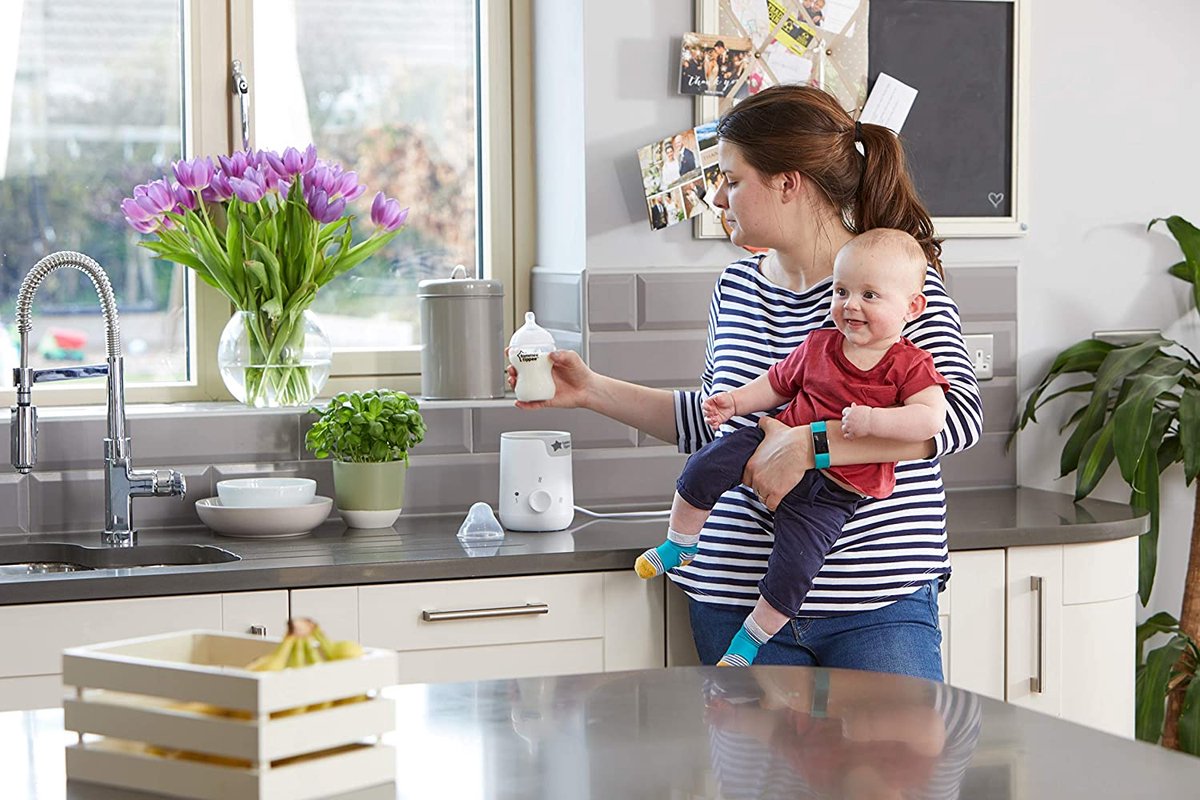 Tommee Tippee Easi Warm - elektrische flessen - en voedselverwarmer -  automatische timer - draaiknop - wit thumbnail 6