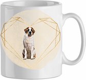 Mok Sint Bernard 2.2| Hond| Hondenliefhebber | Cadeau| Cadeau voor hem| cadeau voor haar | Beker 31 CL