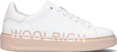 Woolrich Court Logo Lage sneakers - Leren Sneaker - Dames - Wit - Maat 38