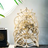 Robotime Pendulum clock - 3D - Houten puzzel - DIY - Bouwpakket - Beweegbaar - Mechanische puzzel