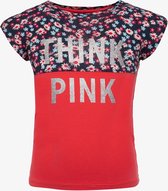 TwoDay meisjes T-shirt met bloemenprint - Roze - Maat 92