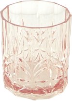 Whiskey glazen roze | Cocktail glazen | 200 ML | Kunstof | Kristal Look | 3 stuks