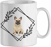 Mok franse bulldog 7.4| Hond| Hondenliefhebber | Cadeau| Cadeau voor hem| cadeau voor haar | Beker 31 CL