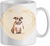 Mok Engelse bulldog 5.2| Hond| Hondenliefhebber | Cadeau| Cadeau voor hem| cadeau voor haar | Beker 31 CL