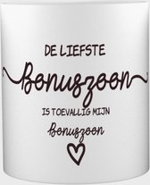 Akyol®  Bonuszoon cadeau | Zoon Mok met opdruk | Bonuskind | Bonuszoon cadeau | Bonuszoon mok | Zoon cadeautjes | Zoon cadeau | Zoon cadeautjes verjaardag | liefste Zoon | Leuk kad