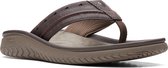 Clarks Wesley Post Heren Slippers - Brown - Maat 43