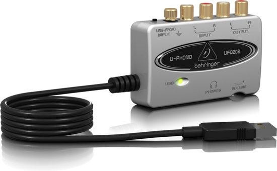 Foto: Behringer u phono ufo202 wit audio omzetter