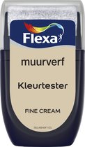 Flexa Muurverf - Kleurtester - Kleur van het jaar 2022 - Fine Cream - 30 ml