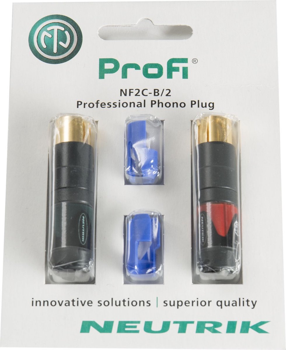 Connector RCA Male Metaal Zwart