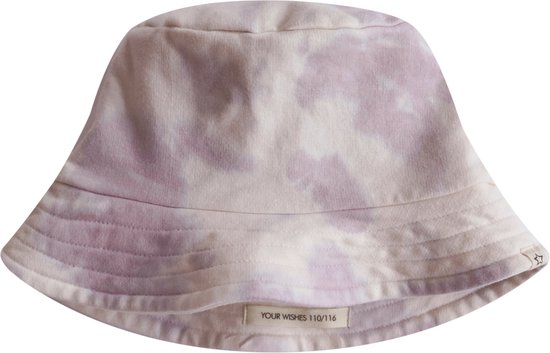 Your Wishes Tie Dye Alan - Bucket hat - Zomerhoed - Meisjes & Jongens - Maat: 98/116