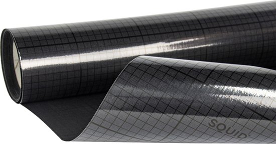 Raamfolie – Squid - Semi Transparant – Coal – 137 cm x 8 m - Anti Inkijk - Zelfklevend - Textiel - Statisch - Zonwerend - HR++