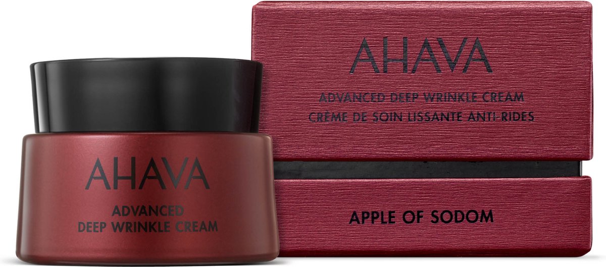 Goedkoopste AHAVA Geavanceerde Rimpelcrème - Intensieve Hydratatie & Anti-Rimpel | Verzacht Gezichtscontouren | Vegan & Vrij van Alcohol en Parabenen | Anti-Aging Gezichtsverzorging voor Mannen & Vrouwen - 50ml