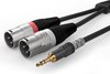 Sommer Cable HBA-3SM2-0300 Y-adapterkabel 3 m - Invoerkabel