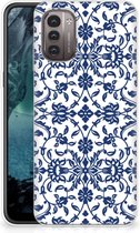 GSM Hoesje Nokia G21 | G11 Trendy Telefoonhoesjes Flower Blue