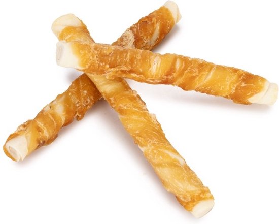 Beeztees Culinair Kauwstick met kip. Bulk 60 stuks 15 cm. - Hond