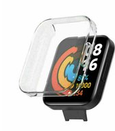 Strap-it TPU case - transparant bescherm hoesje geschikt voor Redmi Watch 2 - doorzichtige beschermhoes voor Redmi Watch 2