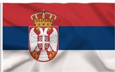 Servische vlag - Servië - 90 x 150 cm