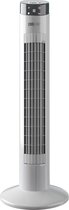 CoolFan CF202 - Stille Torenventilator - Wit - Ventilator met afstandsbediening - Kolomventilator met Luchtreiniger Ionisator - Ventilator Staand