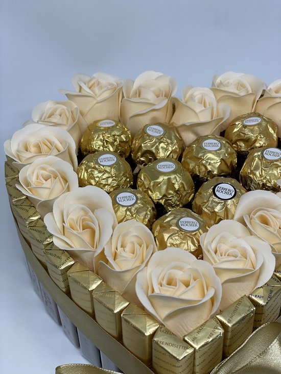 Cadeau chocolat Merci Anniversaire gâteau KINDER Ferrero Rocher Raffaello  insolite personnalisé SaintValentin Coffret Original Femme