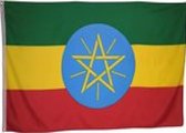Ethiopische vlag - Ethiopië - 90 x 150 cm