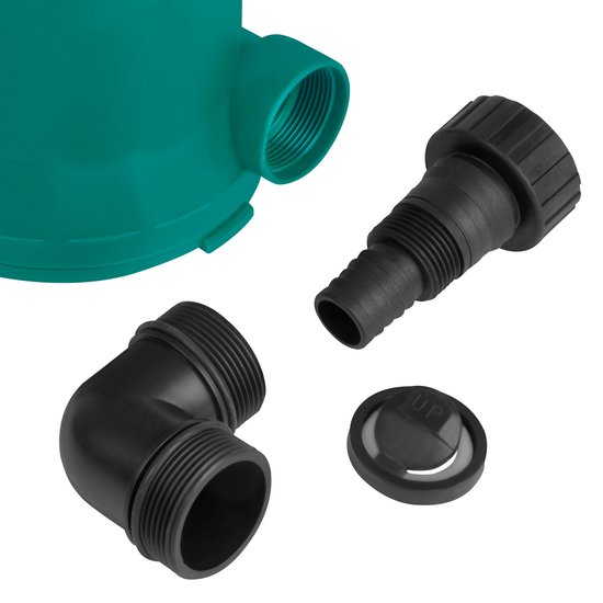 VONROC Dompelpomp / vlakzuigpomp / dweilpomp - tot 1mm met sensorschakelaar  - 400W - 6000l/h - Voor schoon water - VONROC