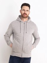 Petrol Industries - Heren Essential Zip Hoodie - Grijs - Maat L